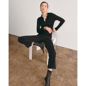 Everlane The Dream Kick Flare Pant in Black M NWT